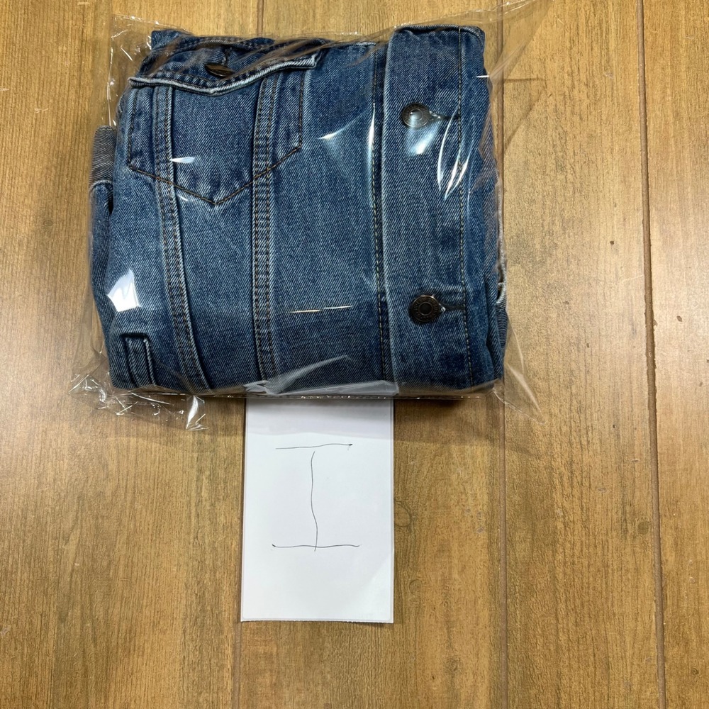 Levi Strauss & Co Denim Trucker Jacket Medium Wash Blue Mens Large 70507-0489 - Picture 13 of 13